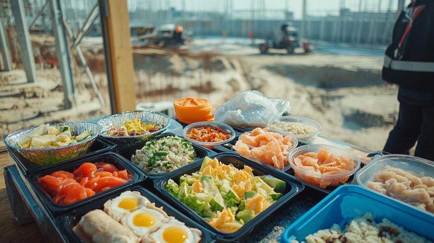 доставка обедов на стройплощадку